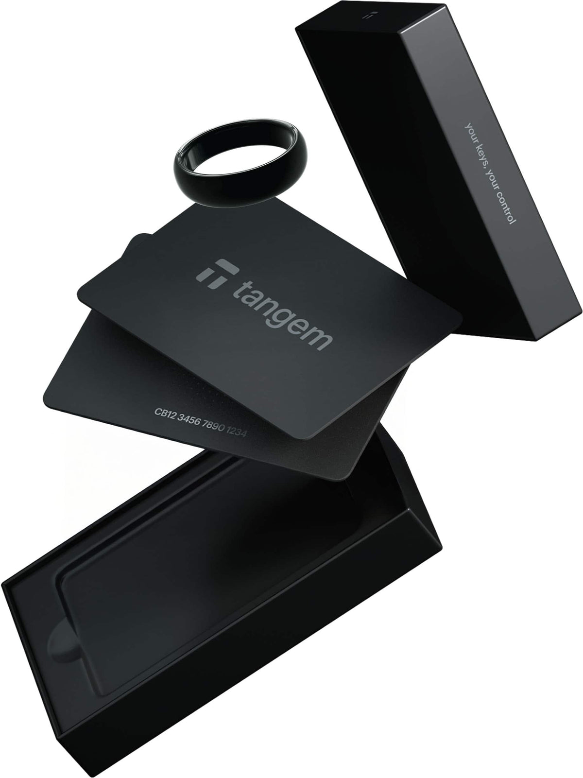 Tangem - Ring - Size 12 - Black