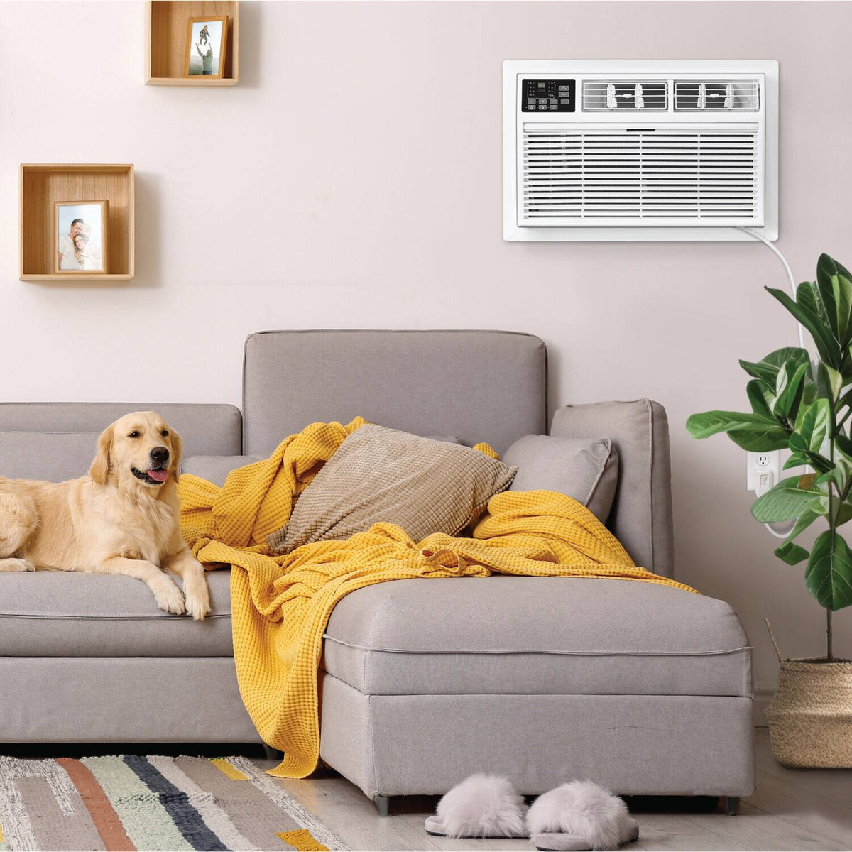 Whirlpool - 12,000 BTU 230V Through the Wall Air Conditioner - White