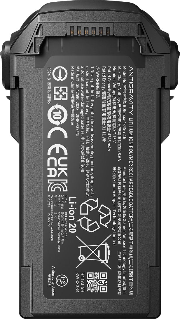 Antigravity - A1 High-Capacity Flight Battery