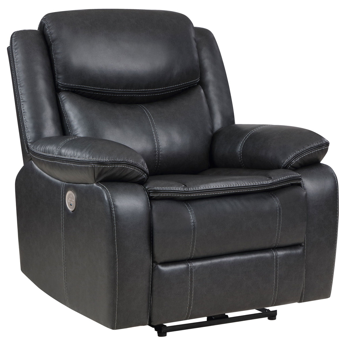Salerno - Sillón reclinable eléctrico con carga USB