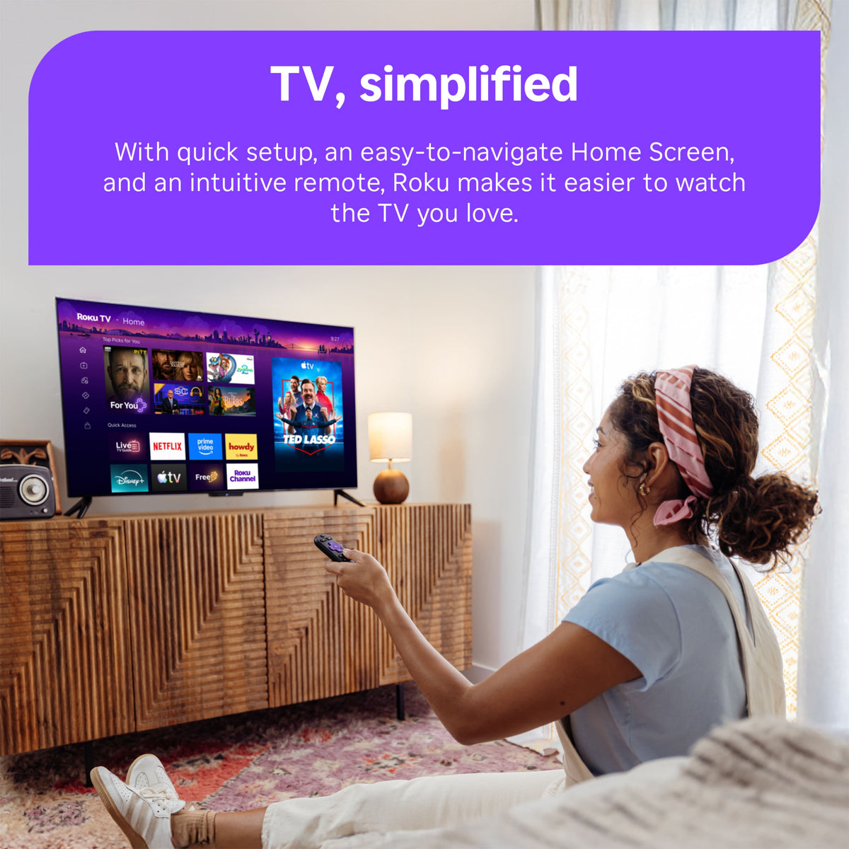 Roku - 43" Class 4K LED Smart RokuTV (2026)
