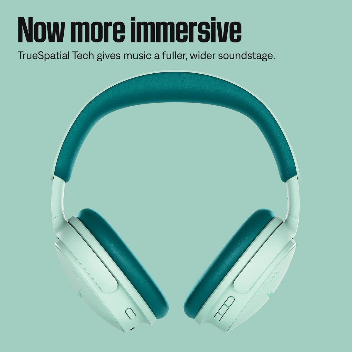 Bose - QuietComfort Headphones (2nd Gen) - Wireless, Over Ear, Active Noise Cancelling, Immersive Audio, USB-C Charging - Dewdrop Mint
