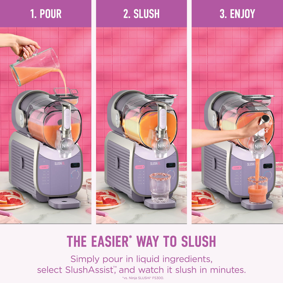 Ninja - SLUSHi XL Slushie Machine - Pink Violet