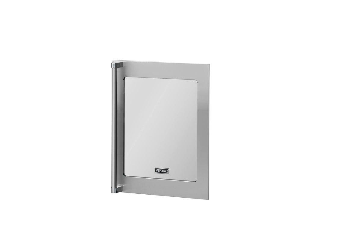 Viking - 24” W. Professional Door Panel for Undercounter Beverage Center with Glass Door, for FRUI/FBUI/FWUI5242G - Stainless Steel