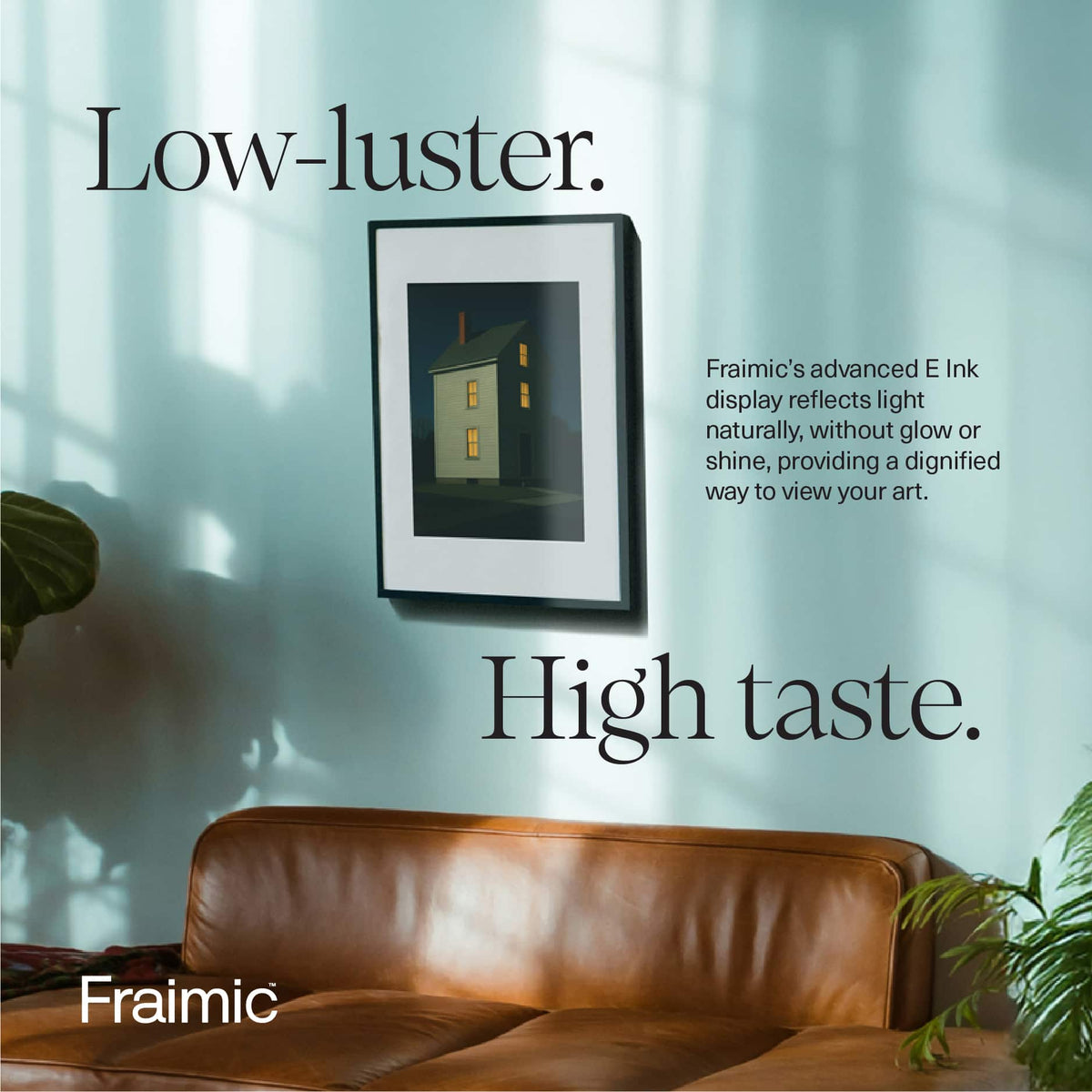 Fraimic - Standard 13.3" Smart AI Digital Canvas Display and Frame