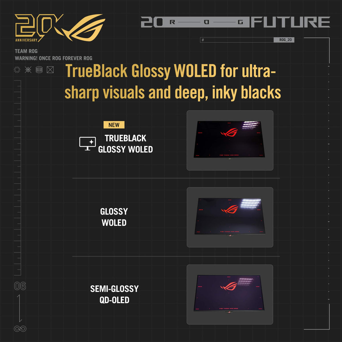 ASUS - ROG Swift 27" Dual Mode (2K 540Hz, HD 720Hz) OLED 0.02ms Gaming Monitor with FreeSync Premium Pro and HDR - 20th Edition