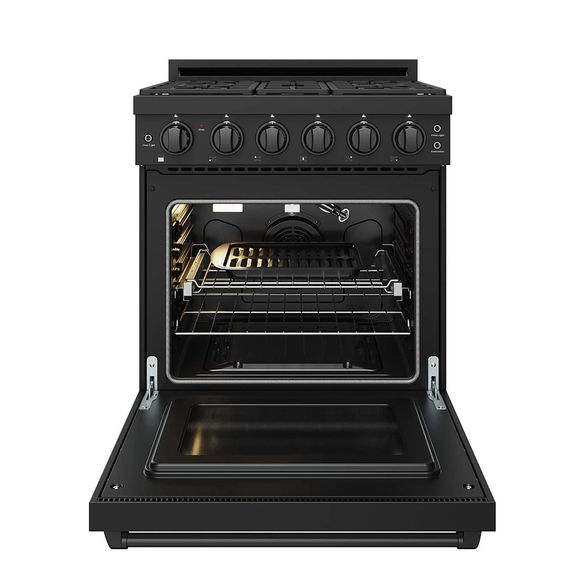 Gordon Ramsay Series by Thor Kitchen 4.55 Cu. Ft Freestanding Gas Range - Black