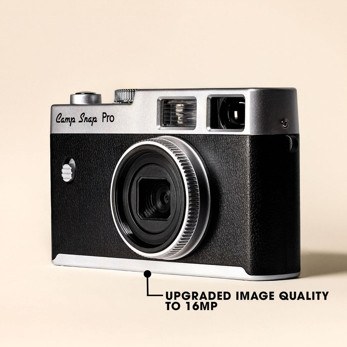 Camp Snap - CS-Pro Screen Free Point & Shoot Digital Camera - Black