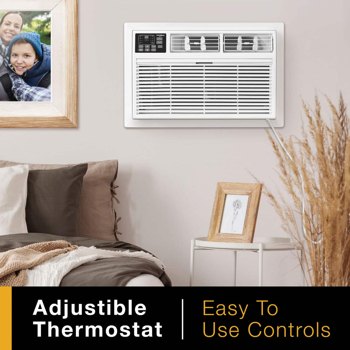 Whirlpool - 10,000 BTU Through the Wall Air Conditioner - White