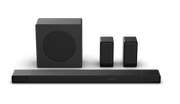 Hisense - AX5140Q 5.1.4 Channel Soundbar with Wireless Subwoofer and Rear Speakers, Hi-Concerto, Dolby Atmos, and DTS: X - Black