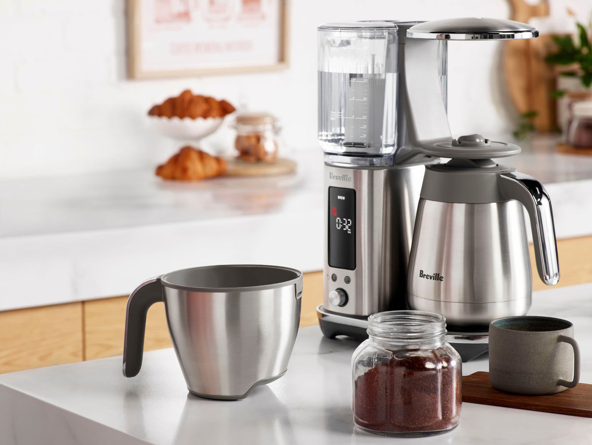Breville - the Luxe Brewer Thermal Coffee Maker - Brushed Stainless Steel