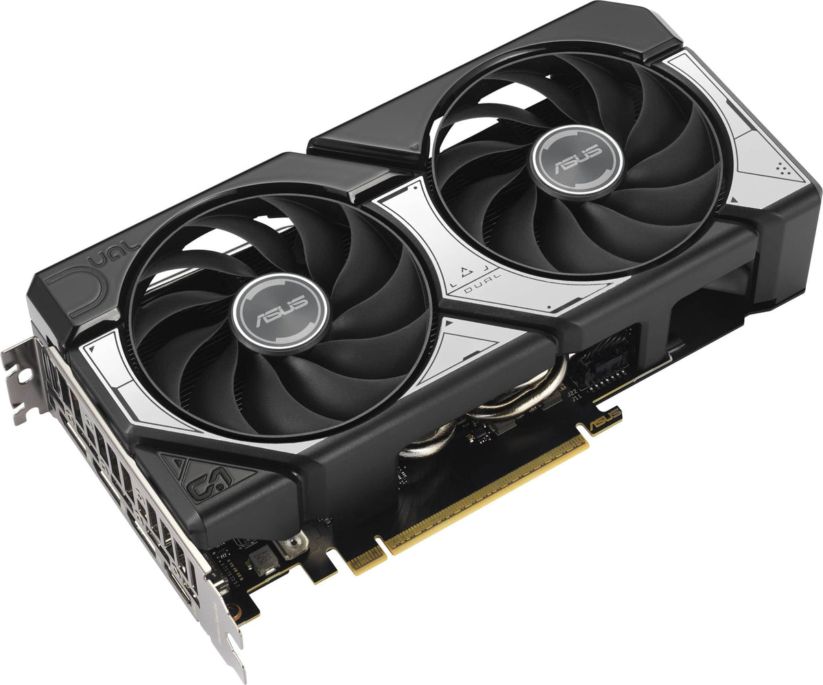 ASUS - DUAL NVIDIA GeForce RTX 5060 Ti OC Edition 16GB GDDR7 PCI Express 5.0 Graphics Card - Black