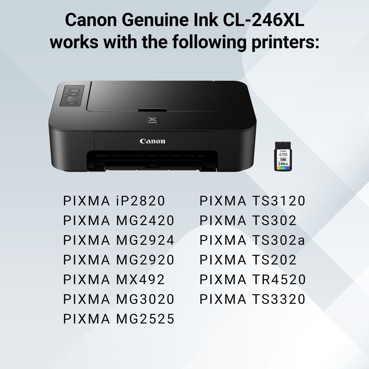 Canon - CL-246XL High Yield Ink Cartridge - Multi