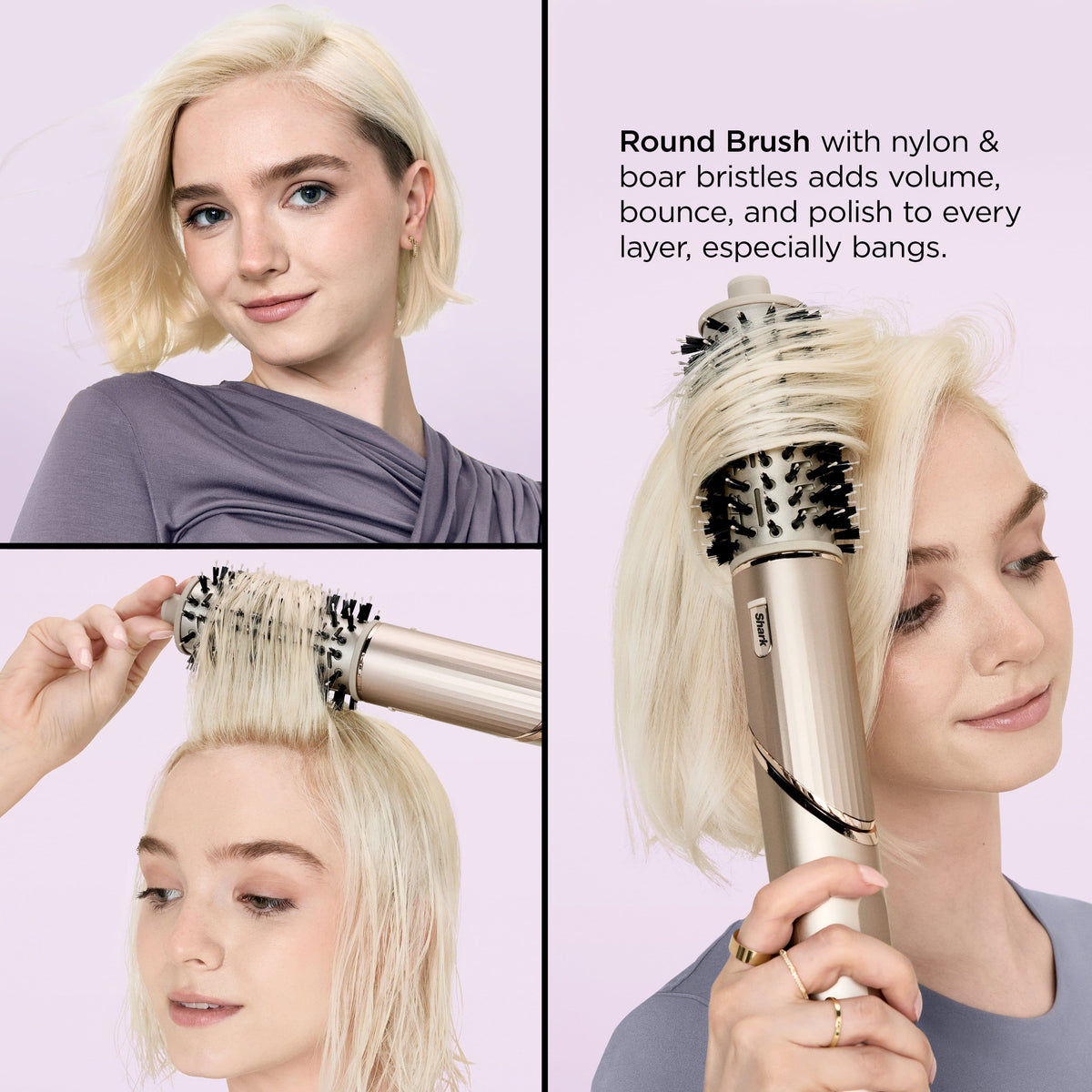 Shark - FlexStyle Air Styling & Drying System, Powerful Hair Blow Dryer and Multi-Styler - Stone Straight & Wavy