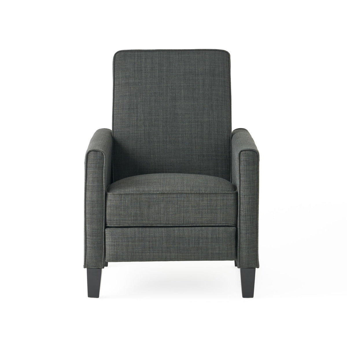 Sillón reclinable tapizado con respaldo retráctil para sala de estar