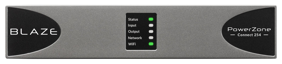 Sonance - Blaze PowerZone Connect 254 – 250 W DSP-enabled Class-D amplifier with 4 channels (Each) - Black