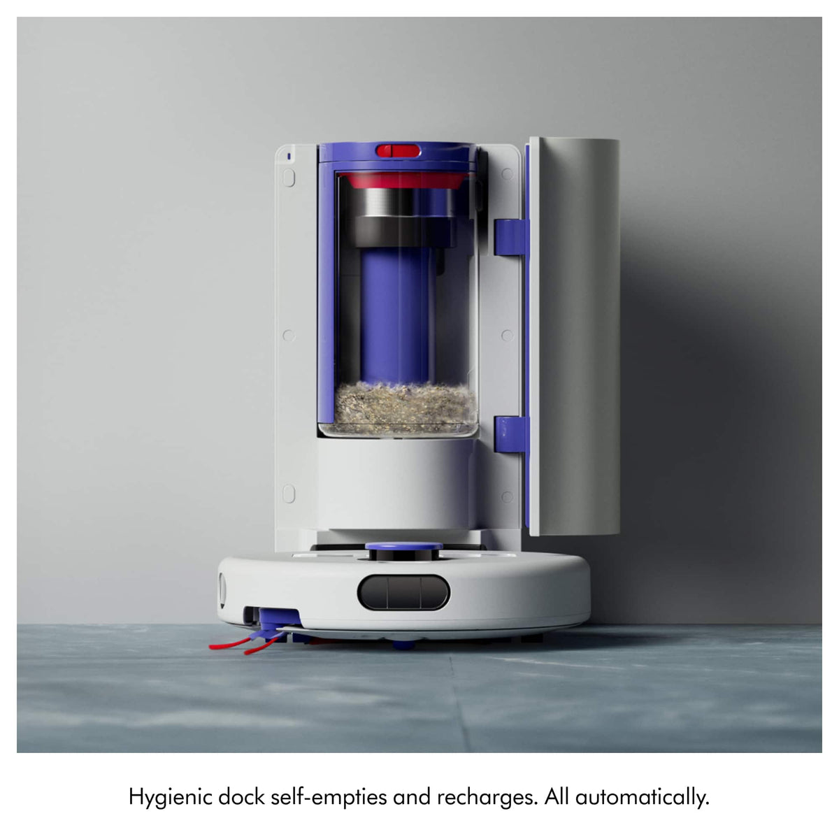 Dyson - r1 Nurovi Dry Robot Vacuum - Silver/Vinca Blue