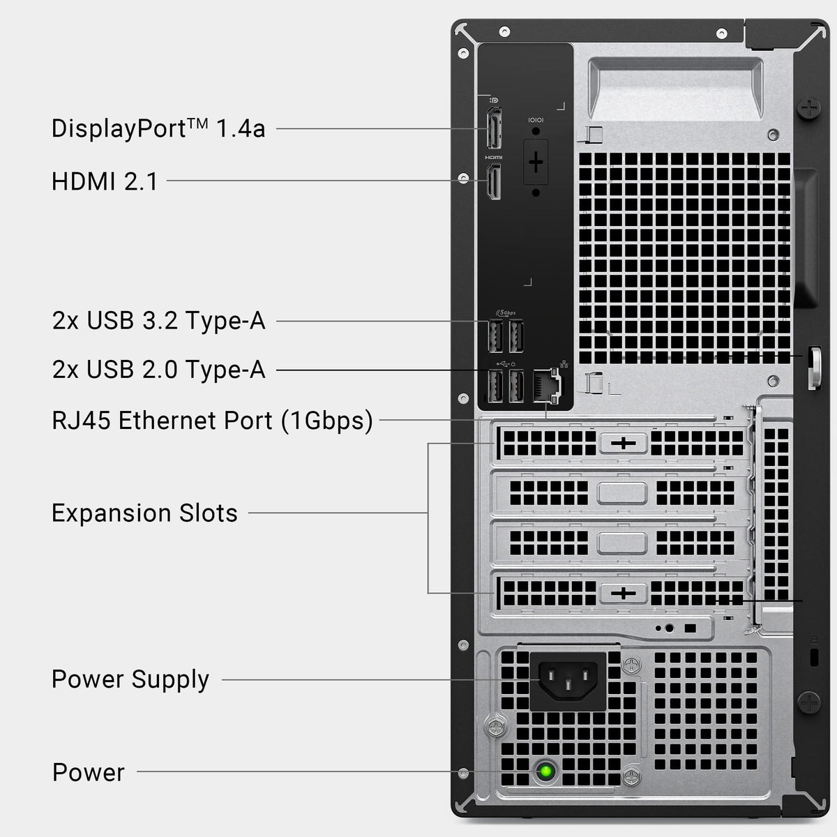 Dell - Desktop - Intel Core Ultra 7 Series 2 265 2025 - 32GB Memory - 2TB Storage - Black