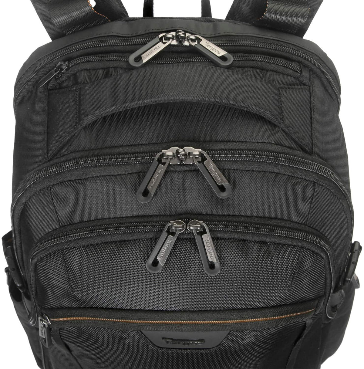 Targus - 17” Voyager EXP Travel Backpack - Black/Orange