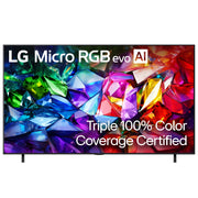 LG - 75" Class MRGB95 Micro RGB evo AI 4K Smart webOS TV with Triple 100% Color Coverage Certified (2026)