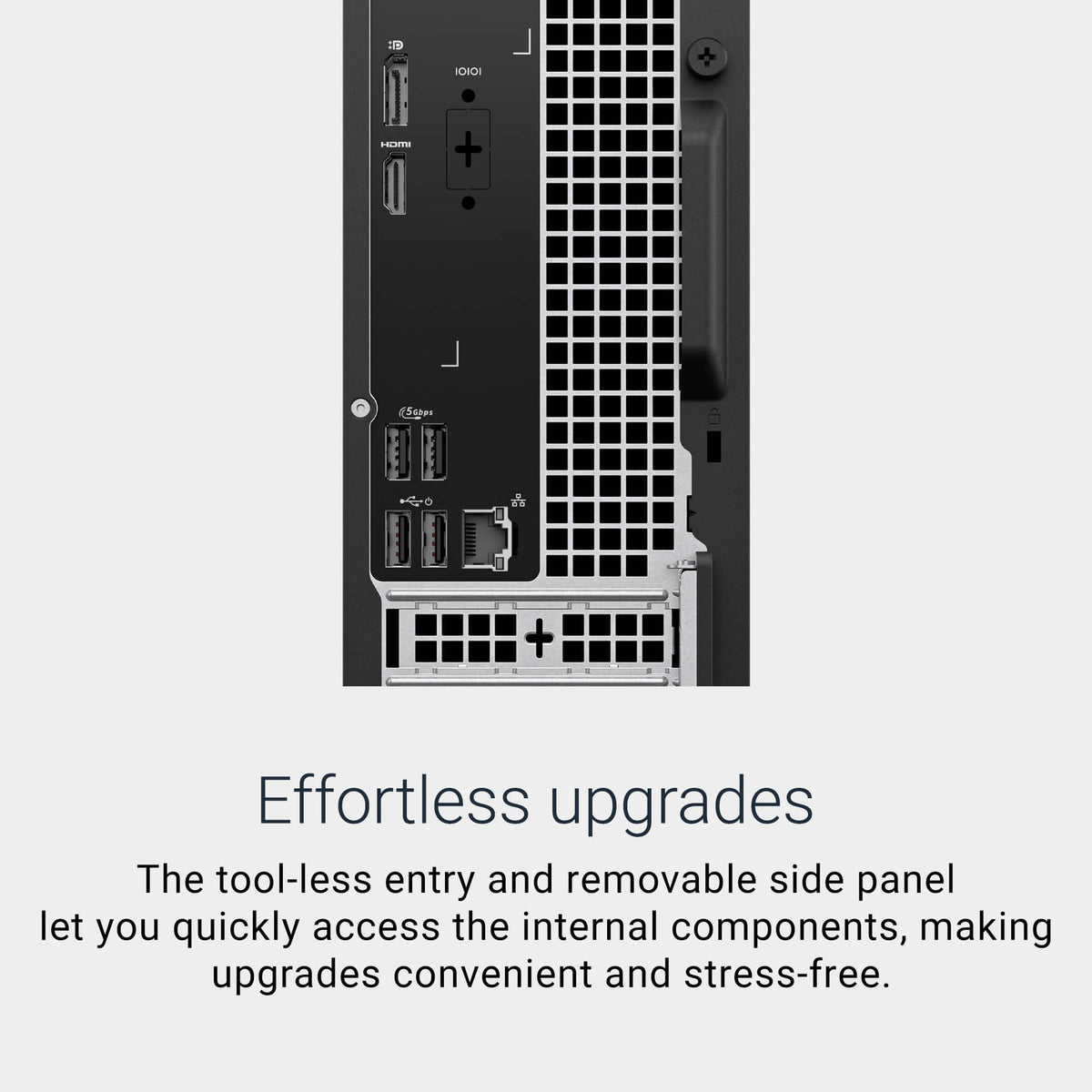 Dell - Slim Desktop - Intel Core Ultra 7 Series 2 265 2025 - 16GB Memory - 1TB Storage - Black