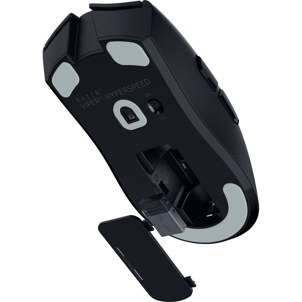 Razer - Viper V3 HyperSpeed Lightweight Optical Gaming Mouse with 280 Hour Battery Life - Wireless - Black