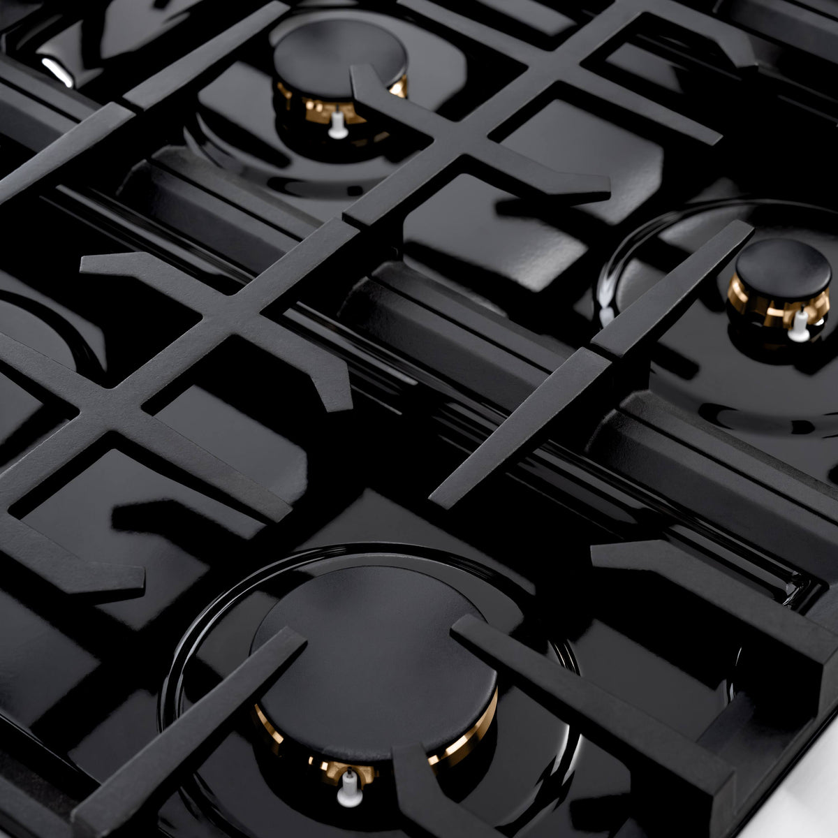 ZLINE - 36 in. Wide 6 Burner Classic Gas Range w/ Convection Oven in Black Stainless  (CGRB-BR-36) - Black Stainless Steel