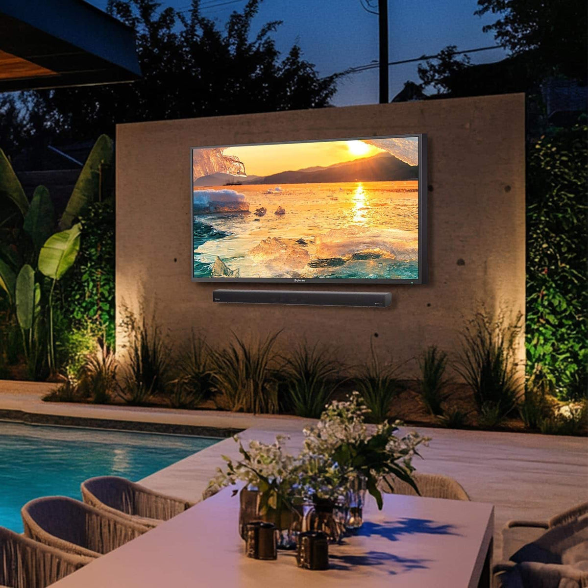 Sylvox - Elf S3 Bluetooth 5.3 Waterproof Outdoor Soundbar - Black