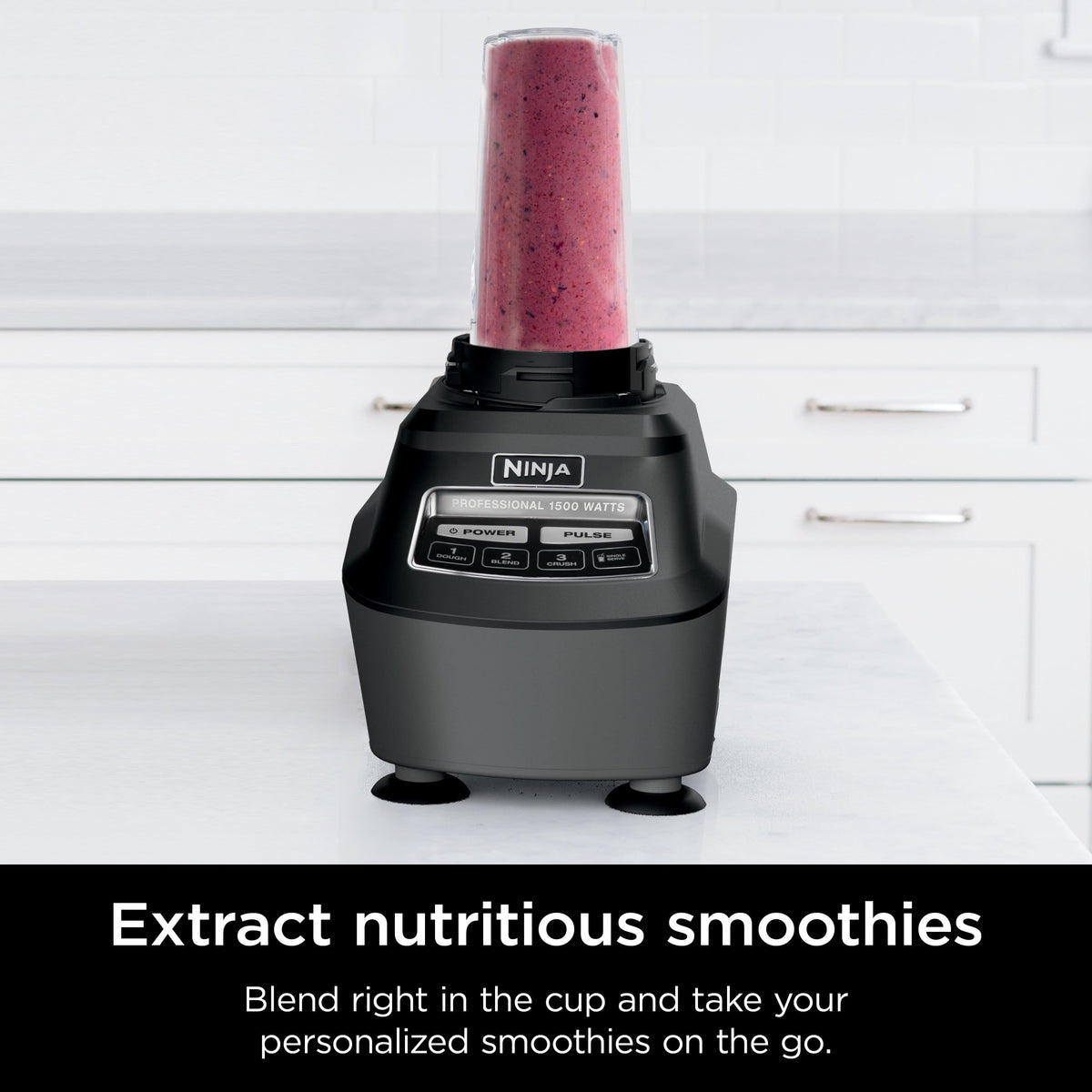 Ninja - Mega Kitchen System 72-Oz. Blender - Black