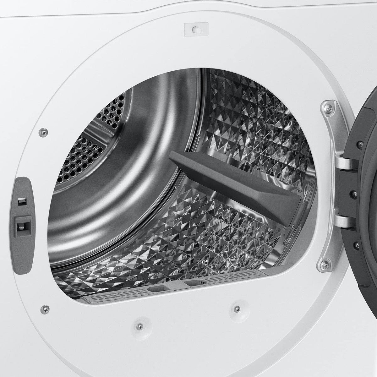Samsung - 4.0 cu. ft. Electric Dryer with AI Smart Dial and Wi-Fi Connectivity - White