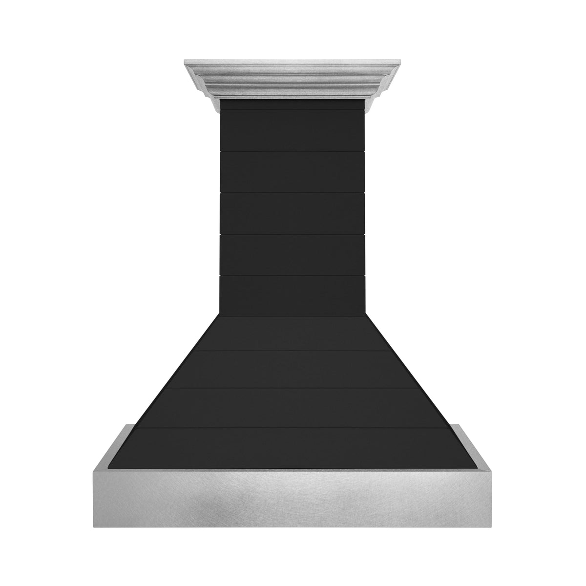 ZLINE - 30 inches - Externally Vented - Wall Range Hood - Rustic Shiplap Black Finish