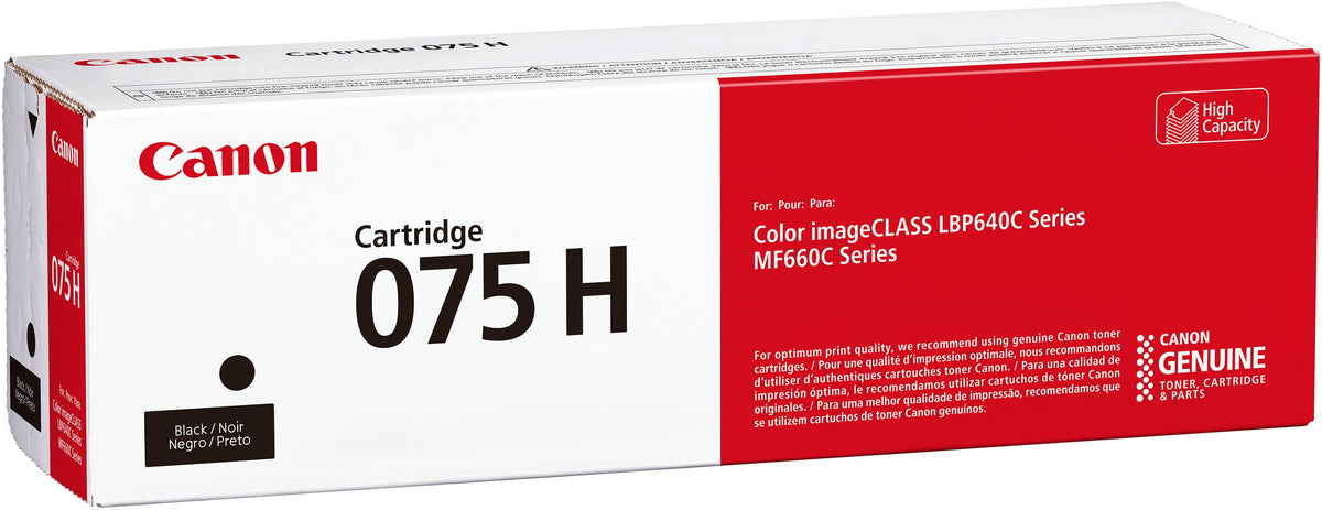 Canon - Toner 075 High Yield Toner Cartridge - Black