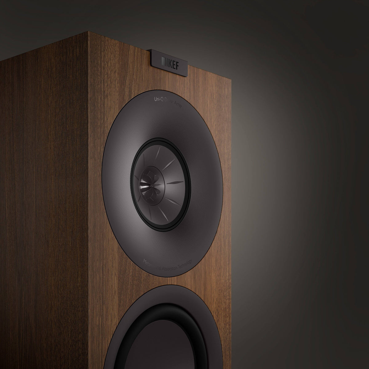 KEF - Q Concerto Meta Bookshelf Speakers (Pair) - Walnut