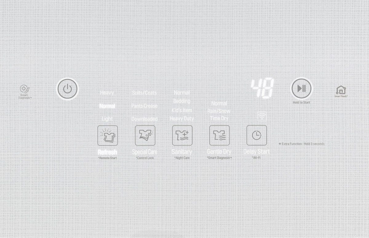LG - Styler 18-in Wide Smart Steam Clothing Care System - White