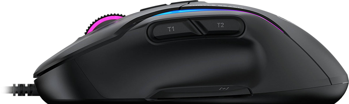 Turtle Beach - Kone II Wired Optical Gaming Mouse with RGB Lighting - Wired - Ash Black