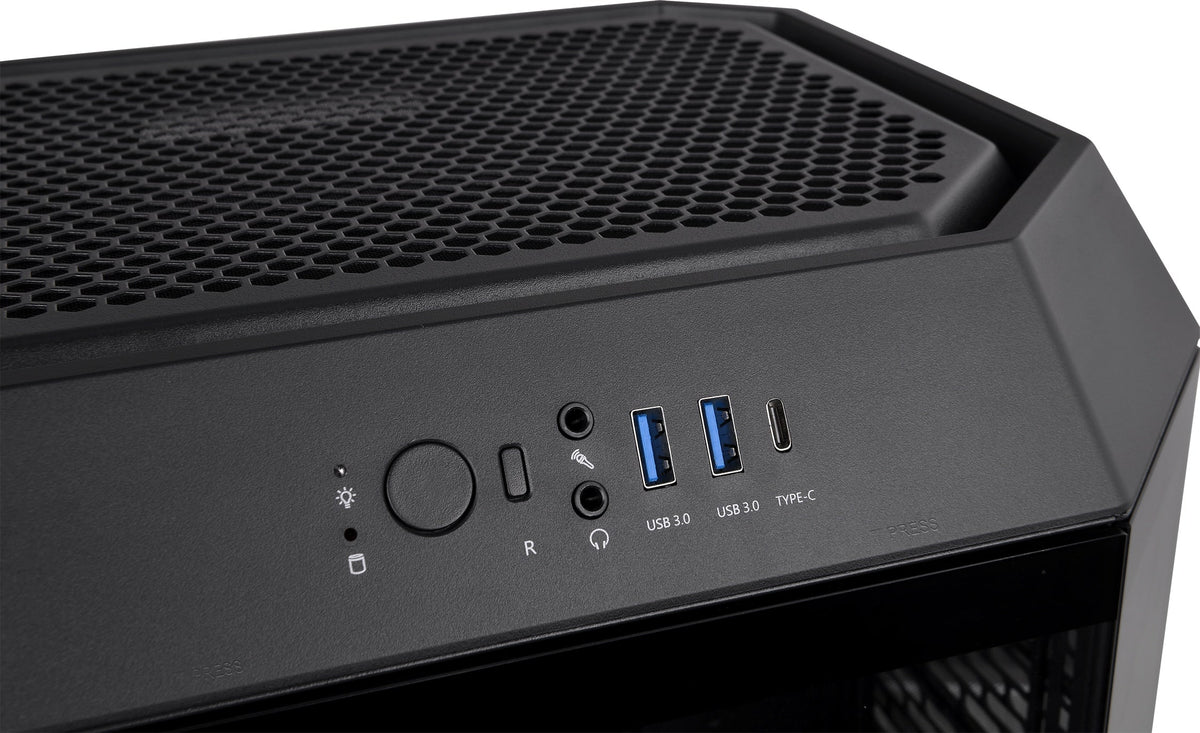 Thermaltake - The Tower 300 Micro ATX PC Case - Black