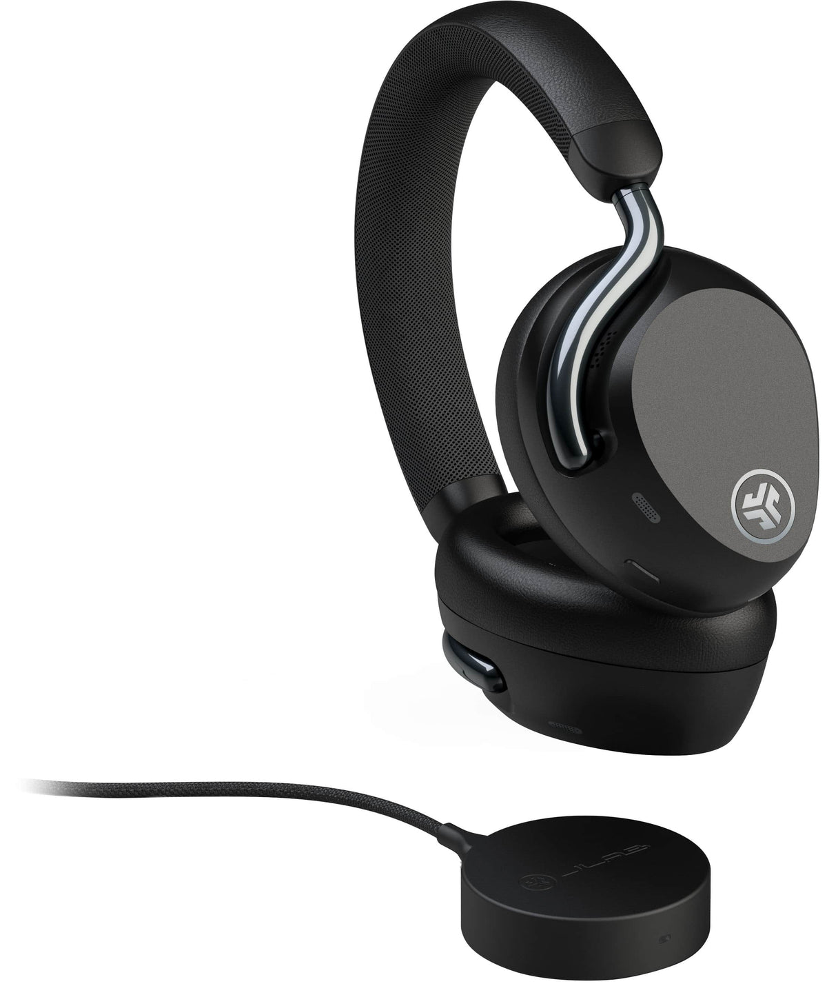 JLab - Epic Lux Lab Edition ANC Wireless Headphones – Hi-Res Compatible, Spatial Audio w/ Head Tracking & 90+ Hour Battery Life - Black