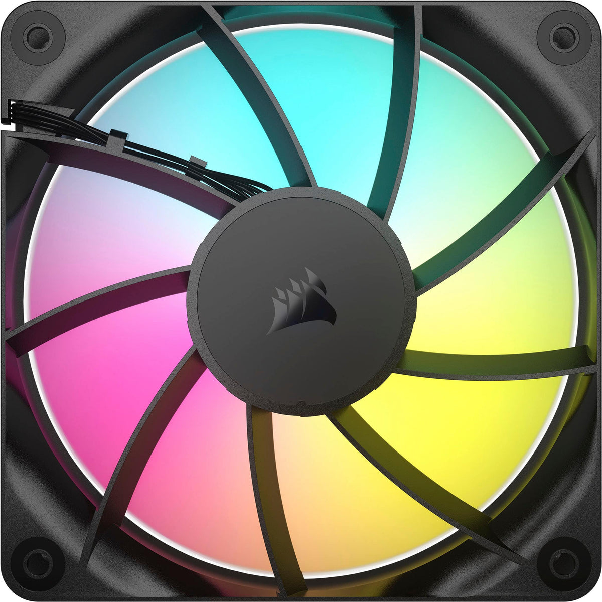CORSAIR - RS120 ARGB 120mm PWM Case Fans (3-pack) - Black