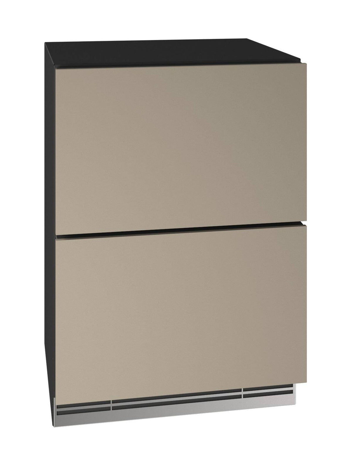 U-Line - 24"W. 5.1 Cu.Ft. Built-In Panel Ready Compact Refrigerated Drawers - Custom Panel Ready