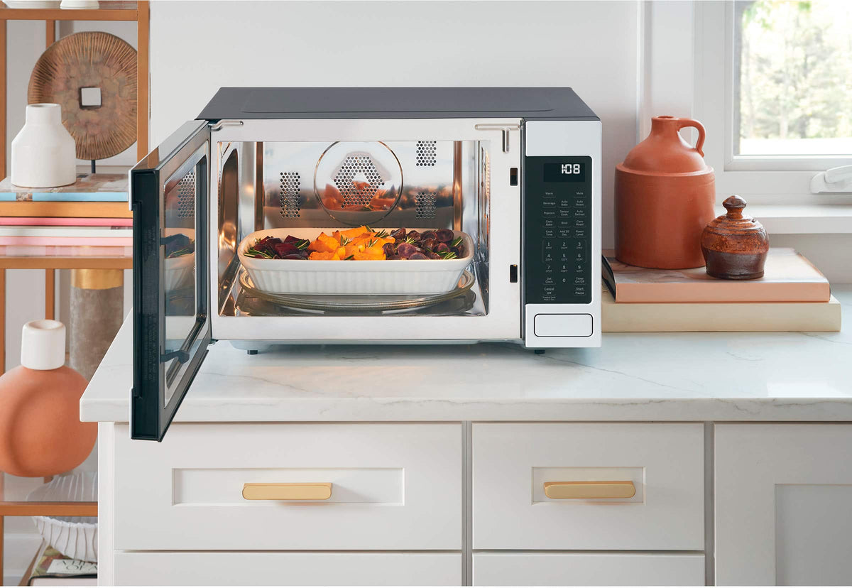 Café - 1.5 Cu. Ft. Convection Countertop Microwave with Sensor Cooking and Built in Wi-Fi - Matte White