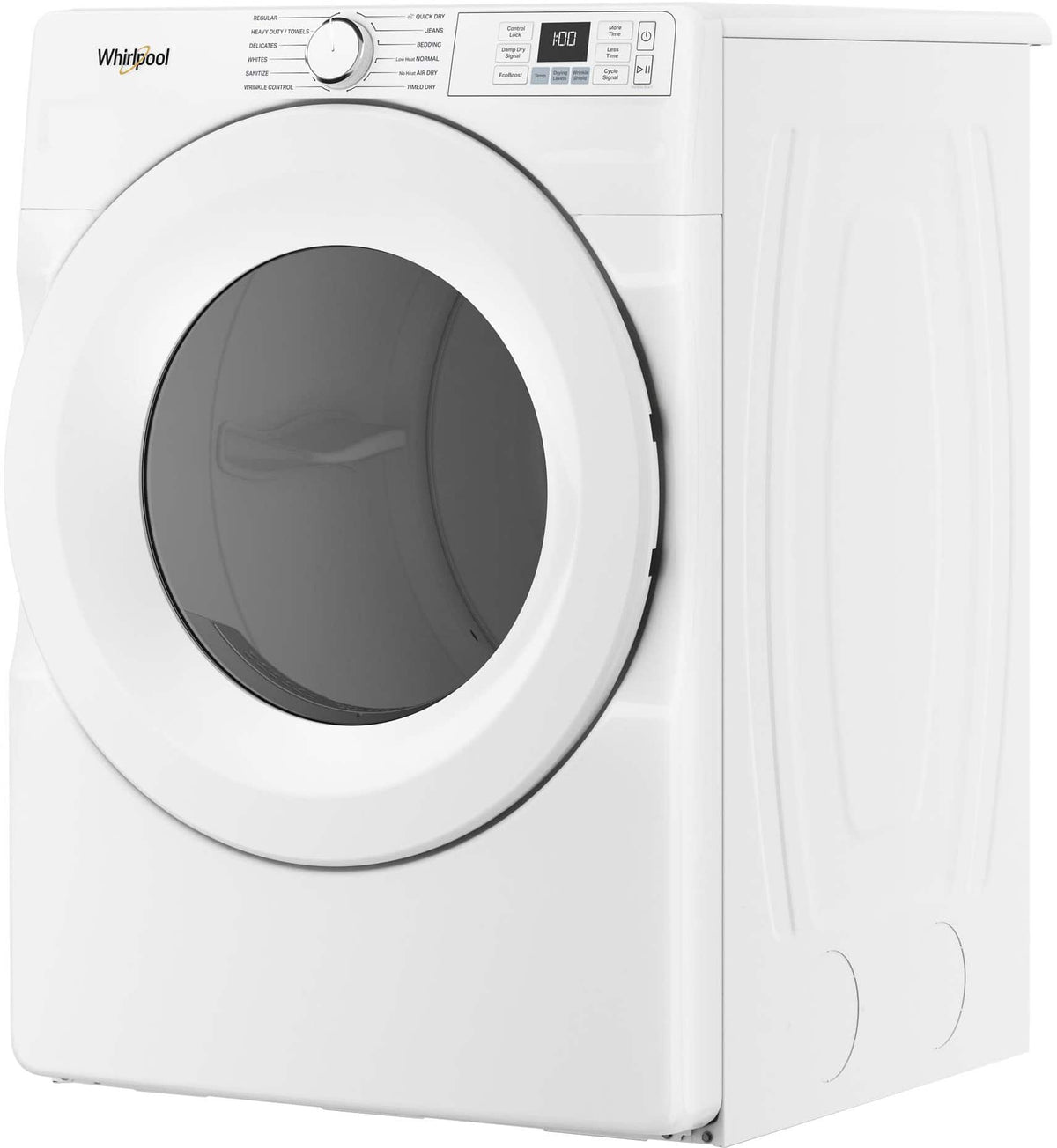 Whirlpool - 7.4 Cu. Ft. Stackable Electric Dryer with Quick Dry - White