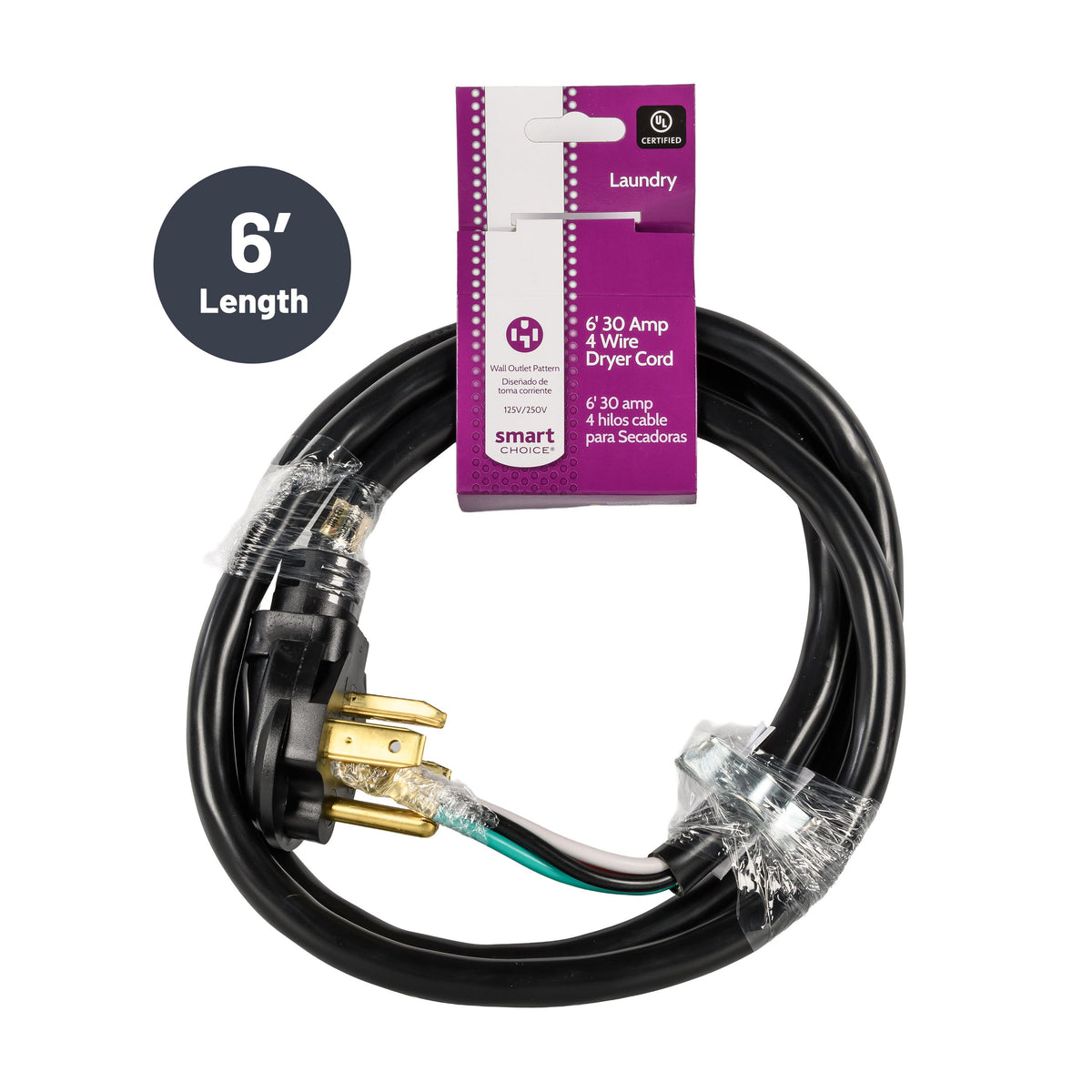 Smart Choice - Dryer 4Prong Cord
