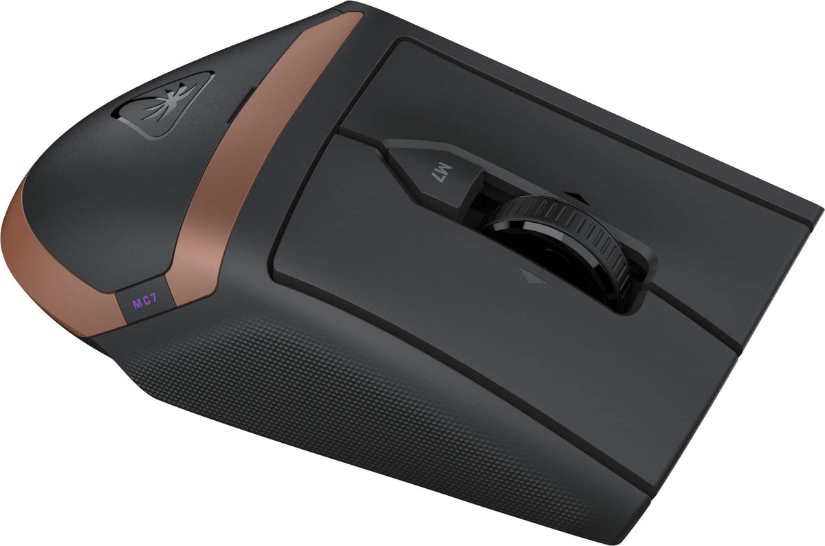 Turtle Beach - Command Series MC7 Advanced Wireless Touchscreen Optical Gaming Mouse for Windows 10/11 PC - Wireless - Black