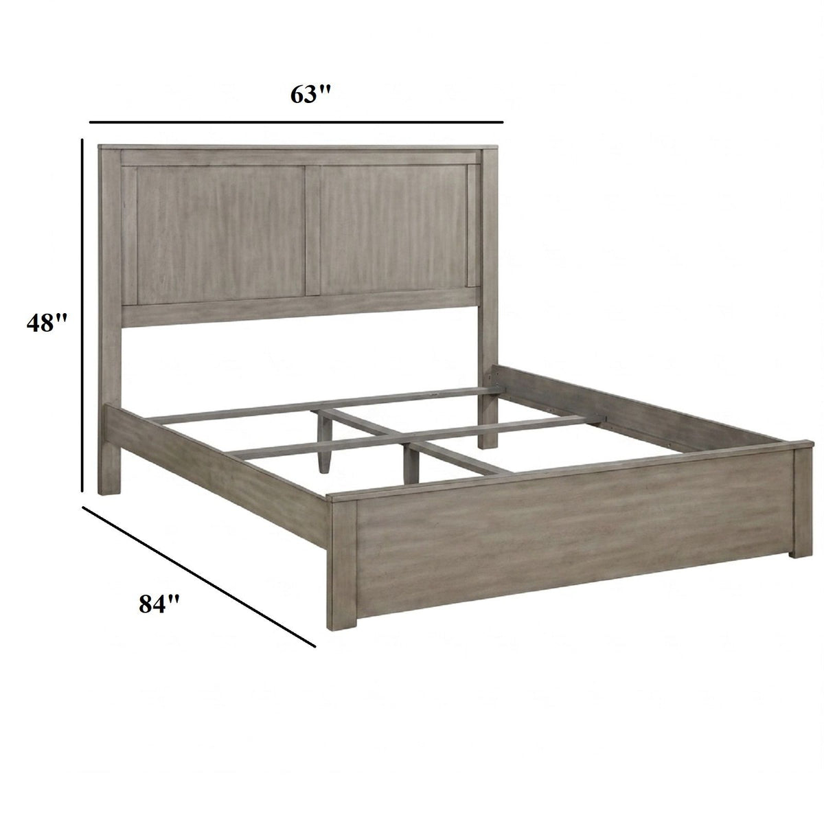 Cama con cabecero de 2 paneles