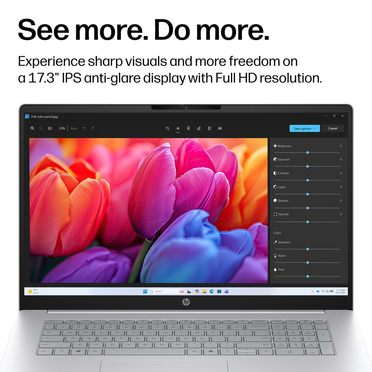 HP - OmniBook 3 - 17.3" Full HD Laptop - AMD Ryzen 5 40 (2025) - 8GB Memory - 512GB SSD - Glacier Silver