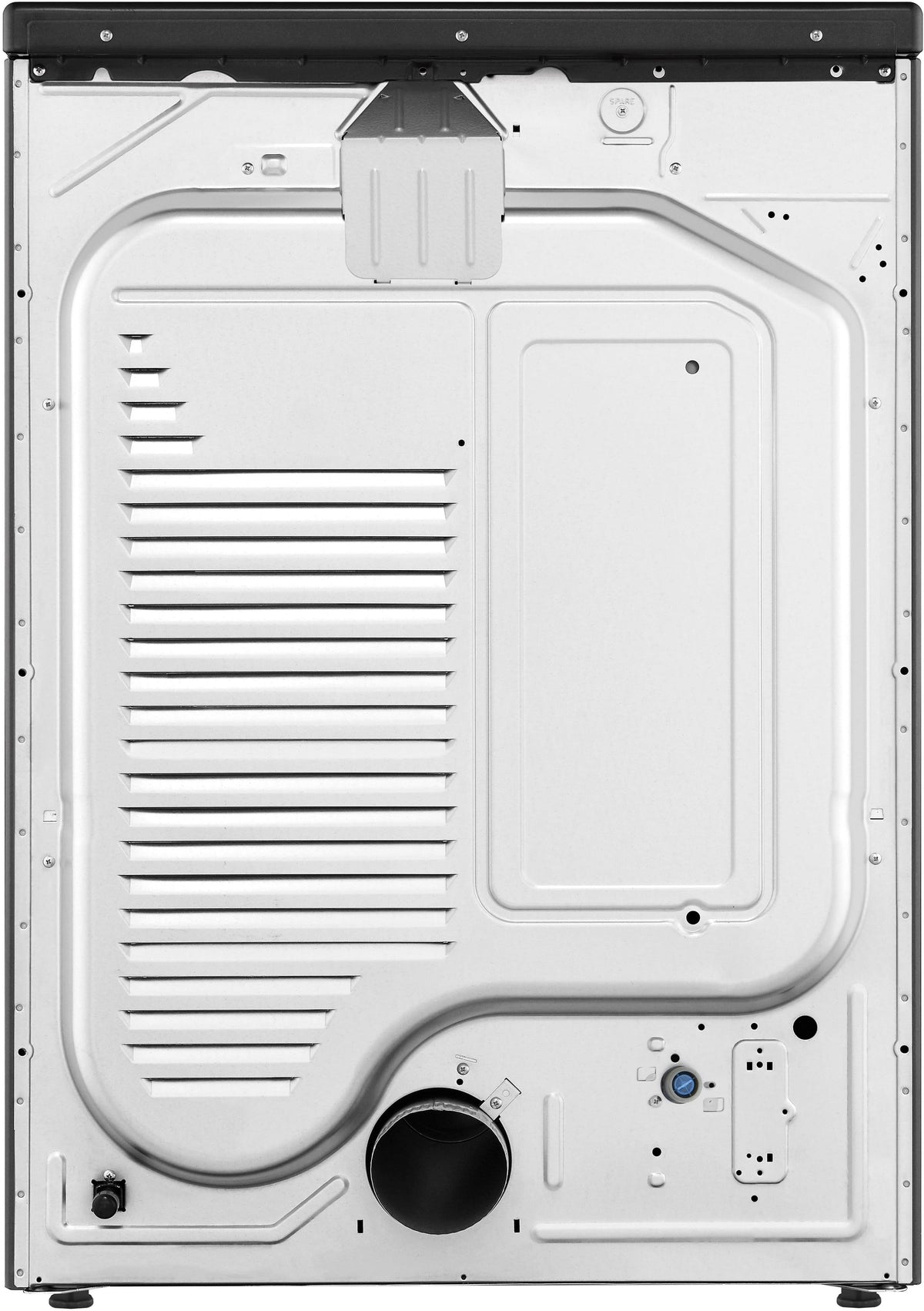 LG - 7.4 Cu. Ft. Stackable Smart Gas Dryer with Steam and Built-In Intelligence - Black Steel