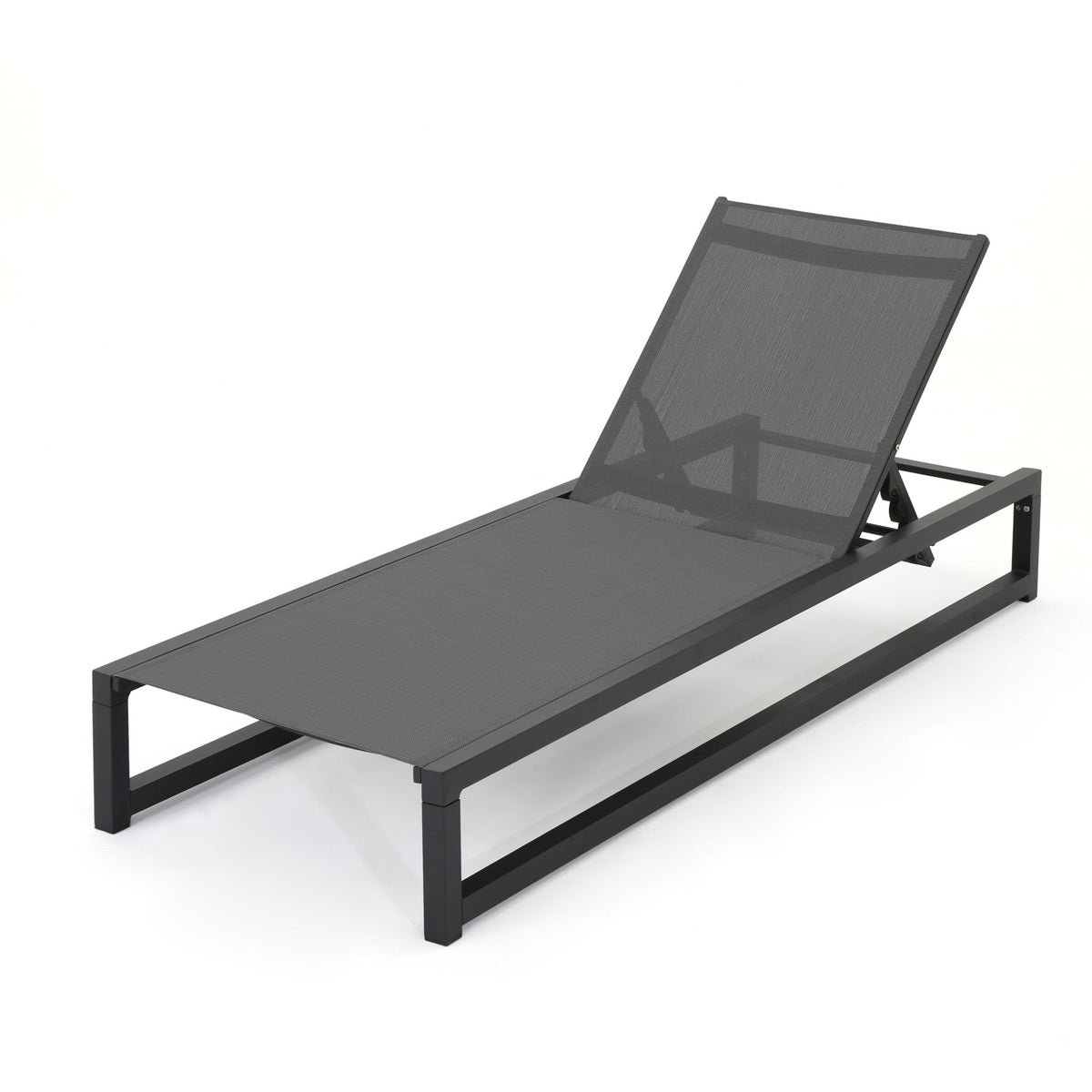 Chaise Lounge With 5 Reclining Positions, Outdoor Patio Lounge Chairs