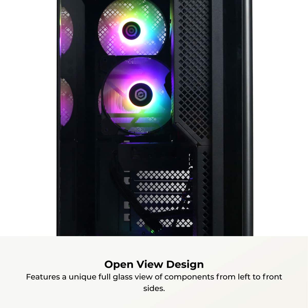 CyberPowerPC - Gaming Desktop - AMD Ryzen 7 8700F - NVIDIA GeForce RTX 5060 8GB - 16GB DDR5 - 1TB PCIe 4.0 SSD Storage - Black
