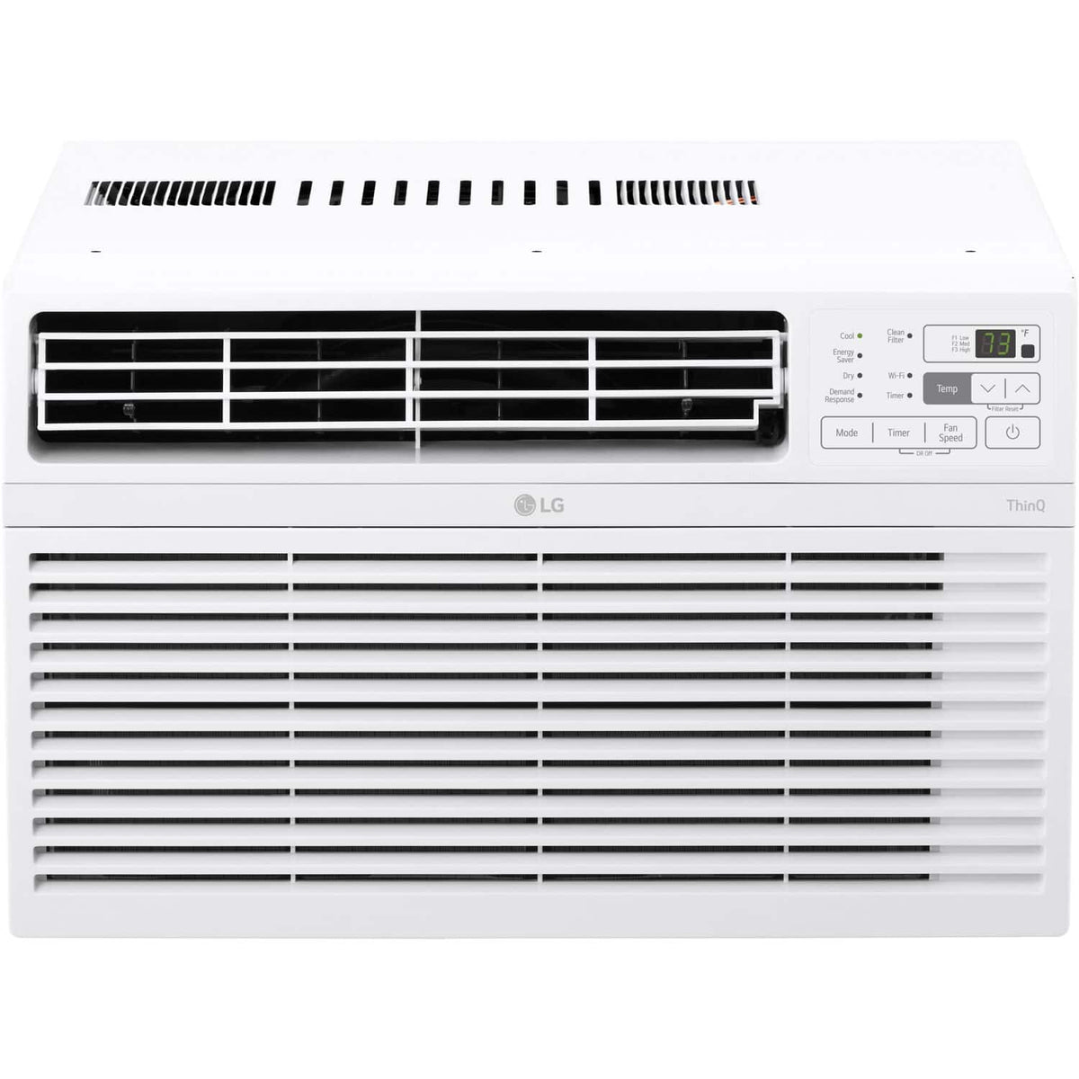 LG - 450 Sq. Ft. 10,000 BTU Smart Window Air Conditioner - White