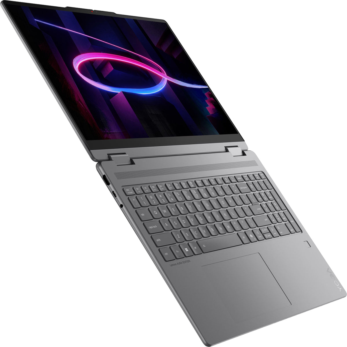 Lenovo - Yoga 7i 2-in-1 16" 2K OLED Touchscreen Laptop - Intel Core Ultra 5 Processor 322 2026 - 8GB Memory - 512GB Storage - Luna Grey
